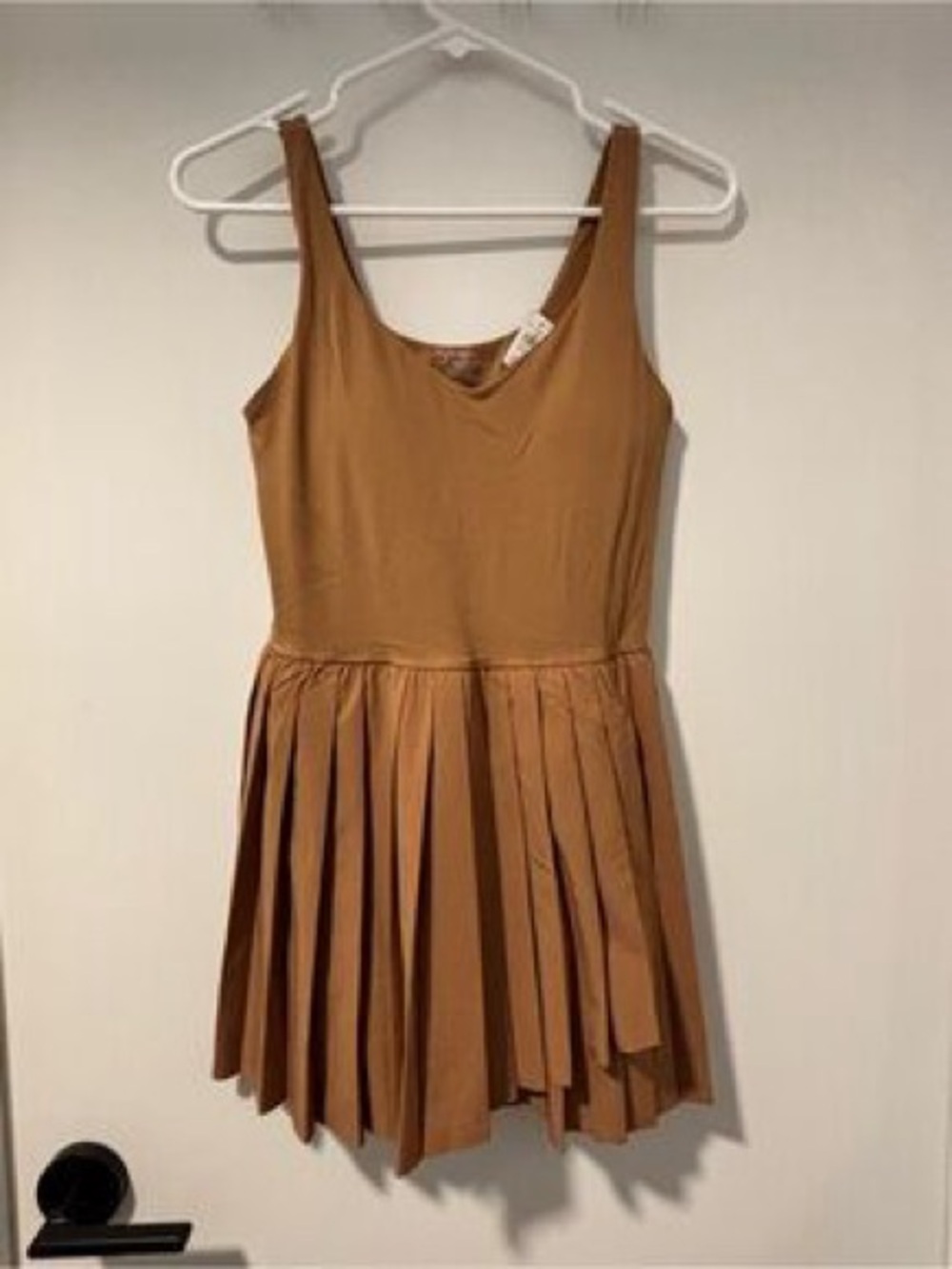 OFFLINE By Aerie Tiebreaker Pleated Dress Size L